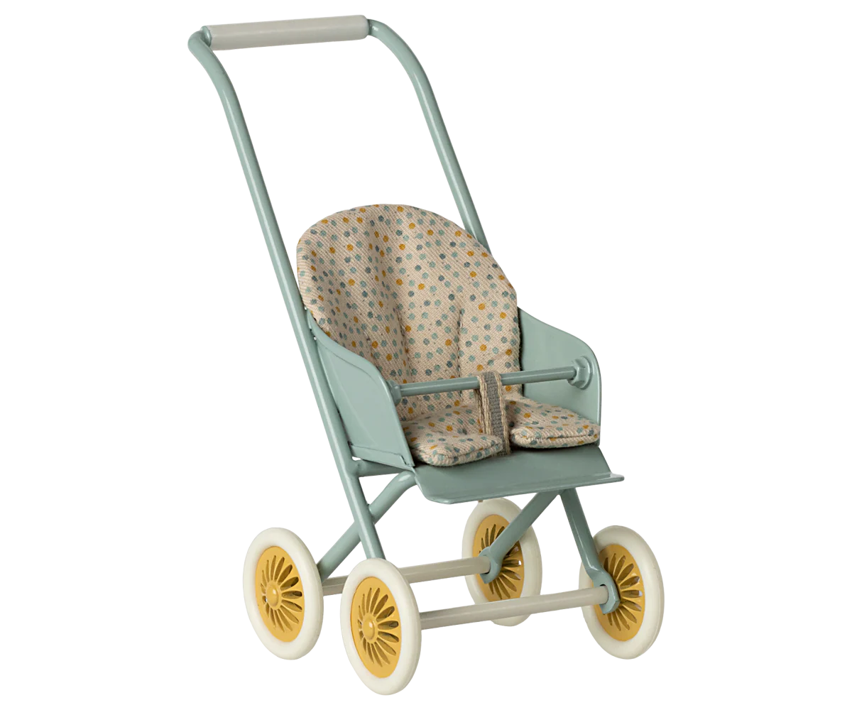 Maileg Micro Stroller - Mint