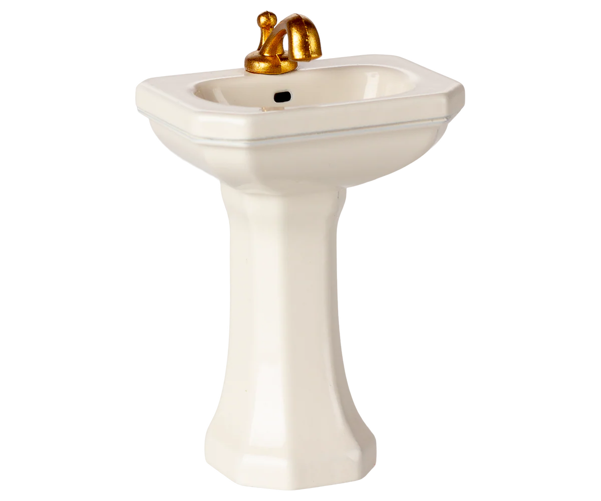Maileg Mouse Bathroom Sink - Off White