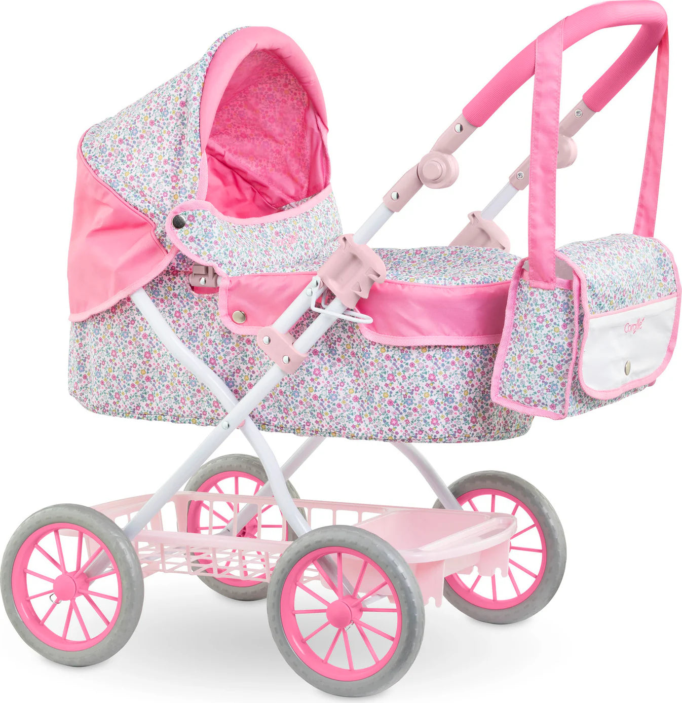 Corolle BB 14" & 17" & 20" Carriage - Bright Pink Floral