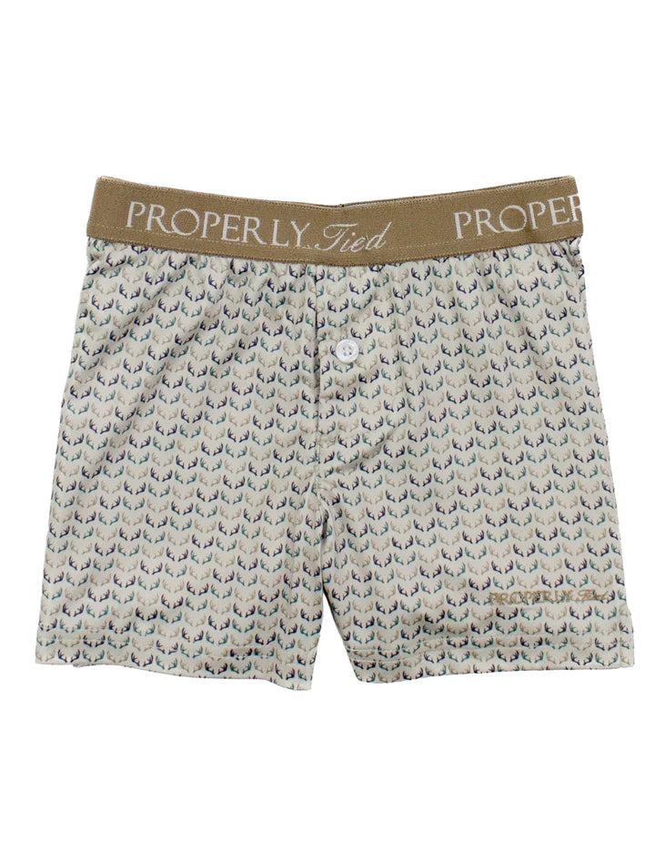 Boys Inlet Boxer Antlers