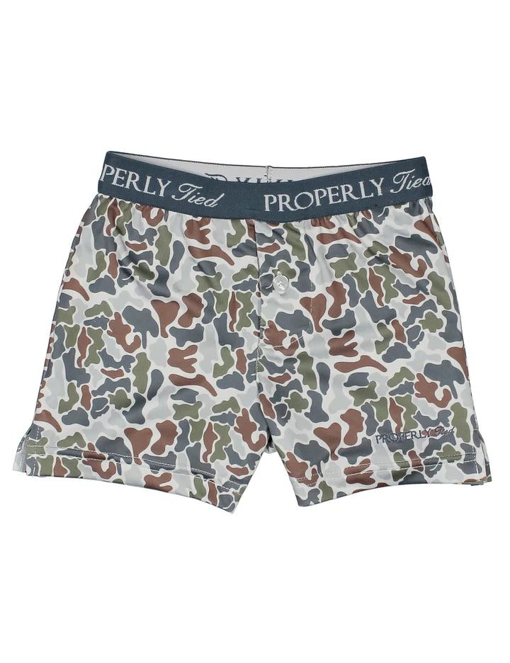Boys Inlet Boxer Terra Camo