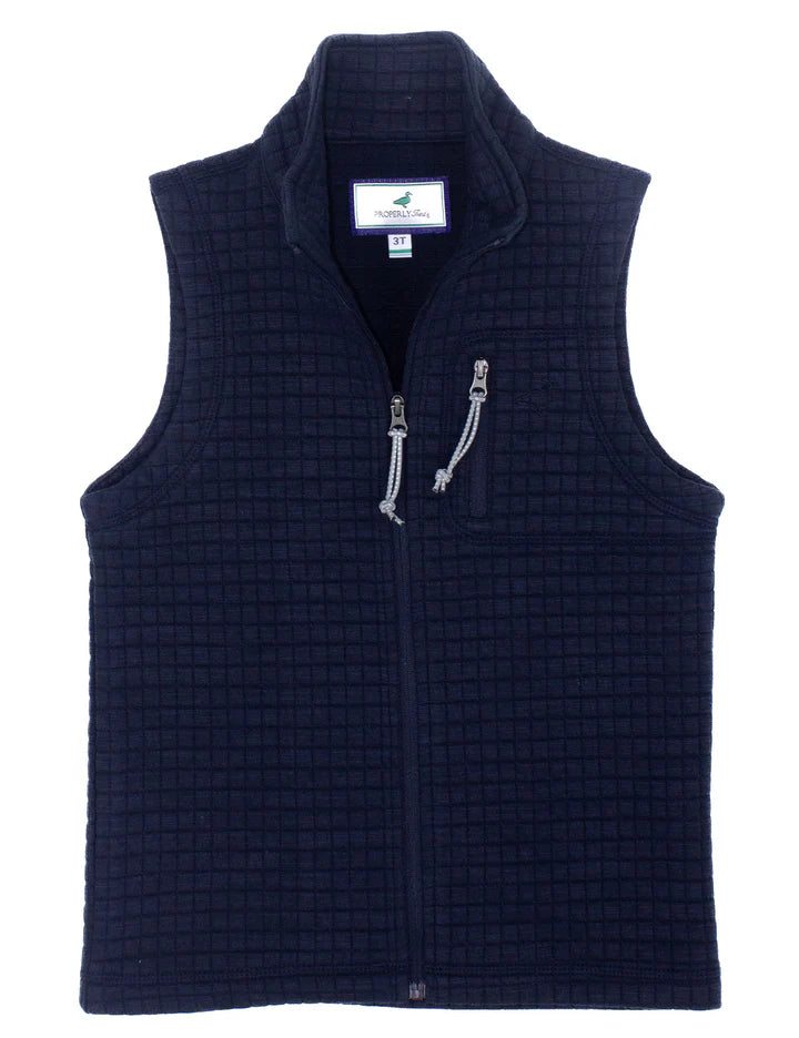 Boys Delta Vest Navy