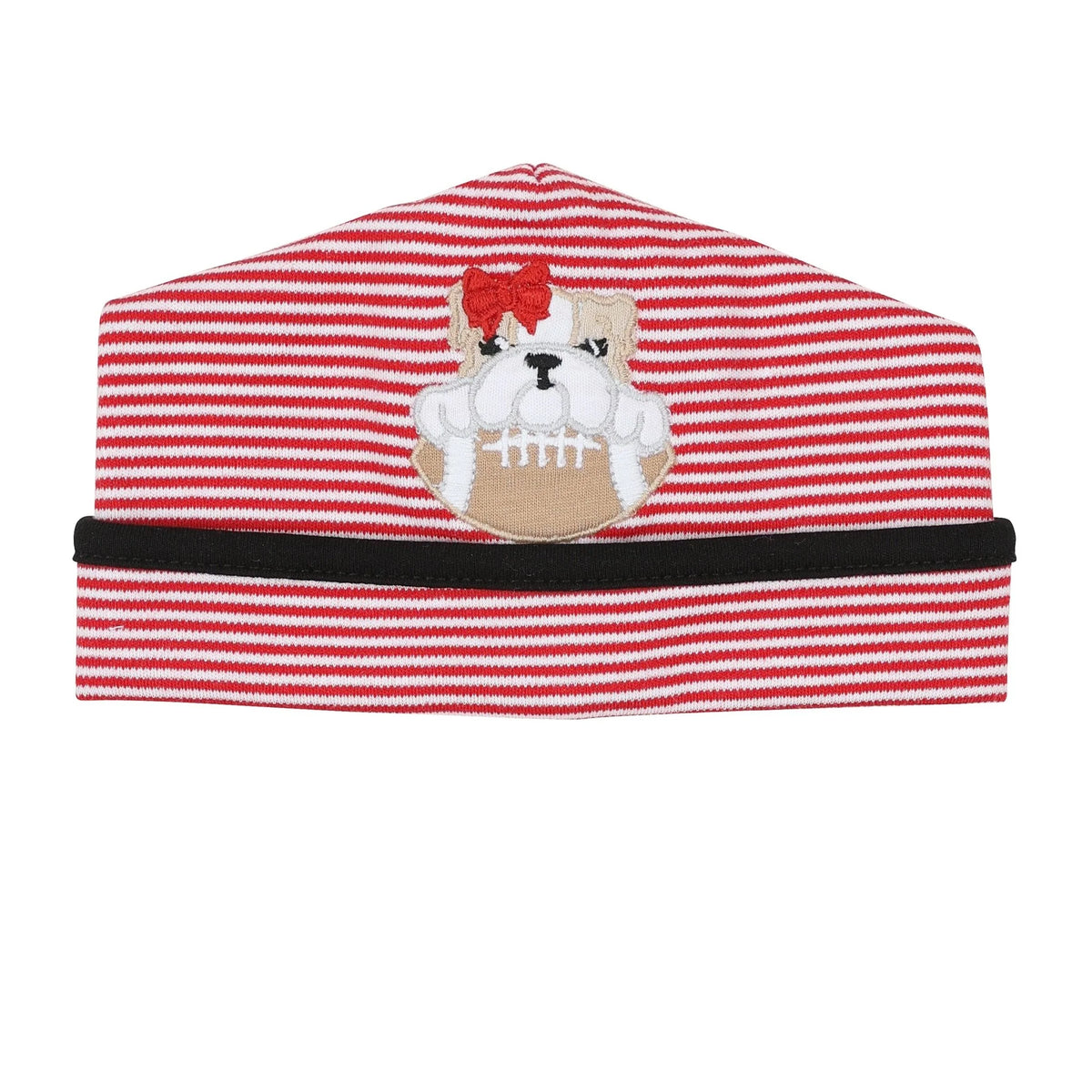 Bulldog Pride Appliqué Hat Red Girl