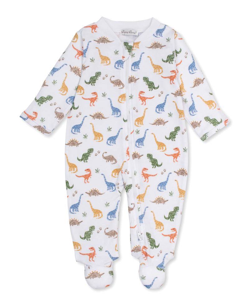Kissy Kissy Dinosaur Footie with Zipper