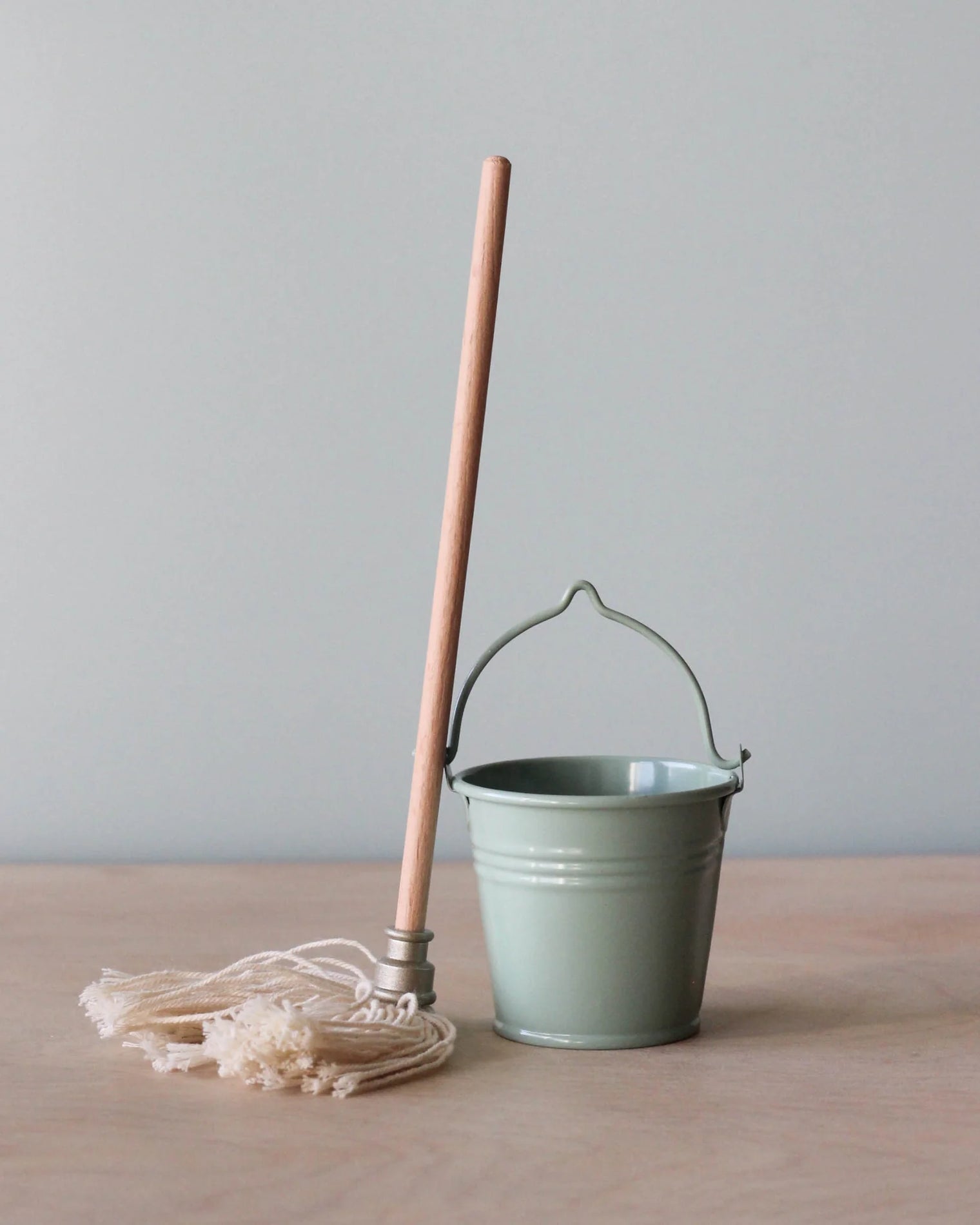 Miniature Bucket and Mop