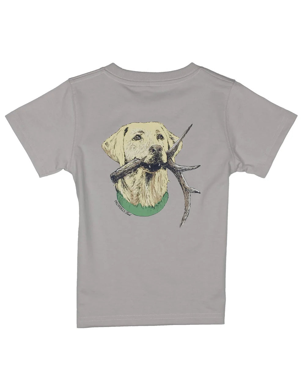Boys Antler Lab SS Ice Grey
