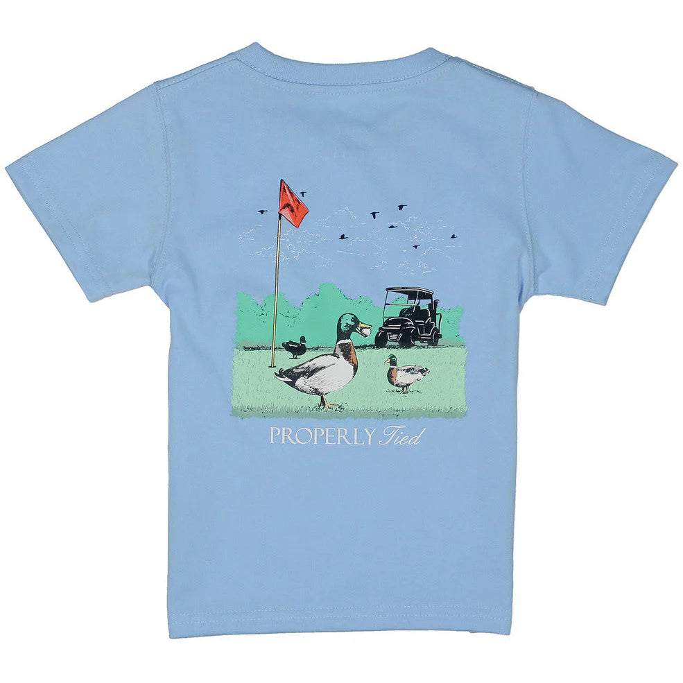 Boys Fowl Play SS Light Blue