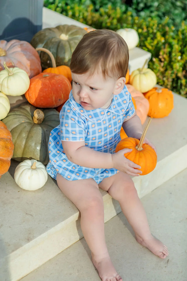 Palmer Boy's Bubble Pumpkin Plaid