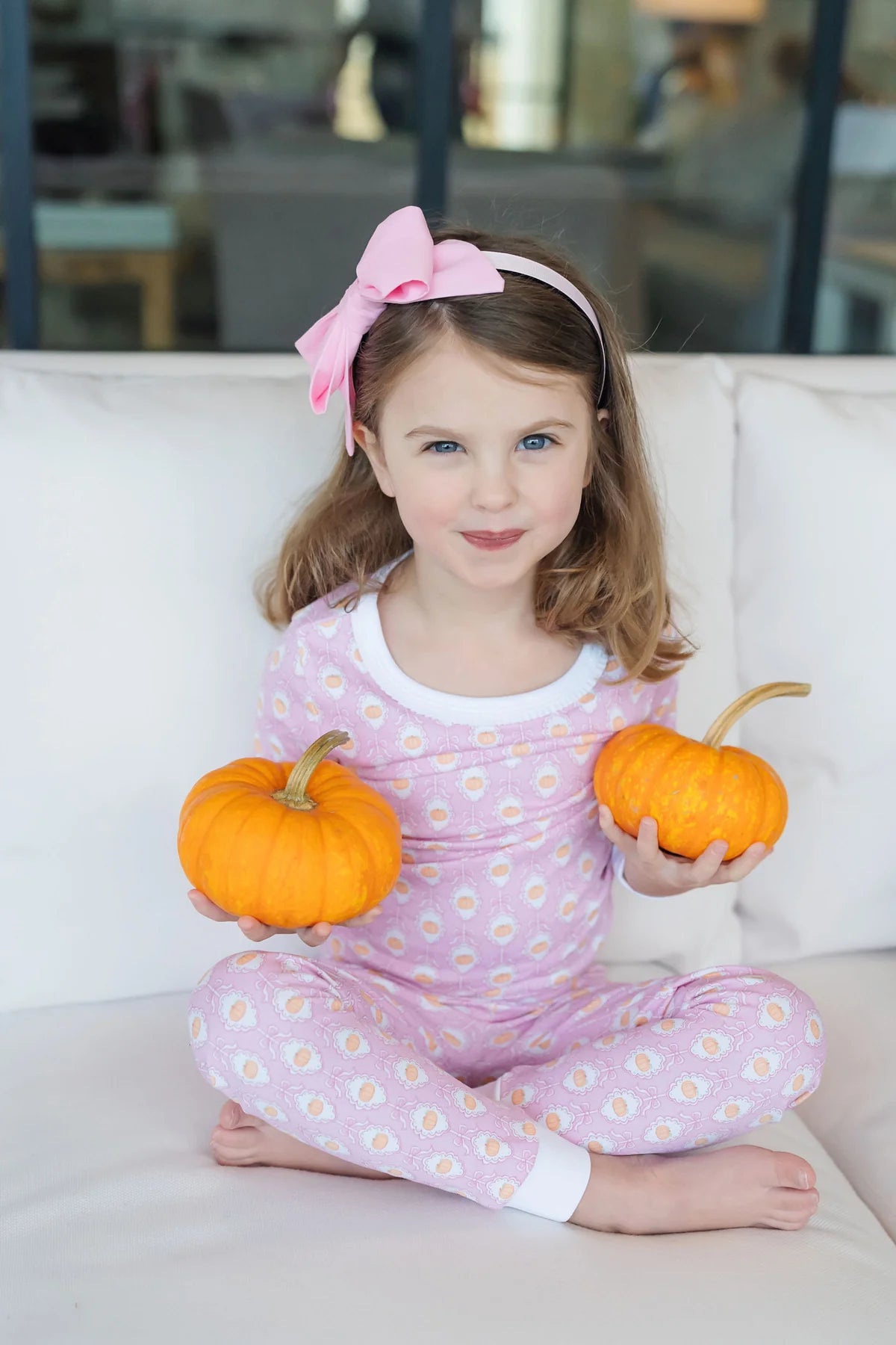 Ava Pajama Pant Set - Pretty Pumpkins