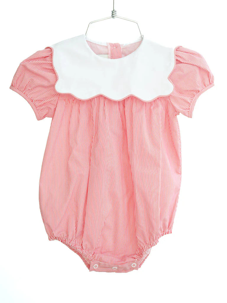 Green Scalloped Bib Bubble