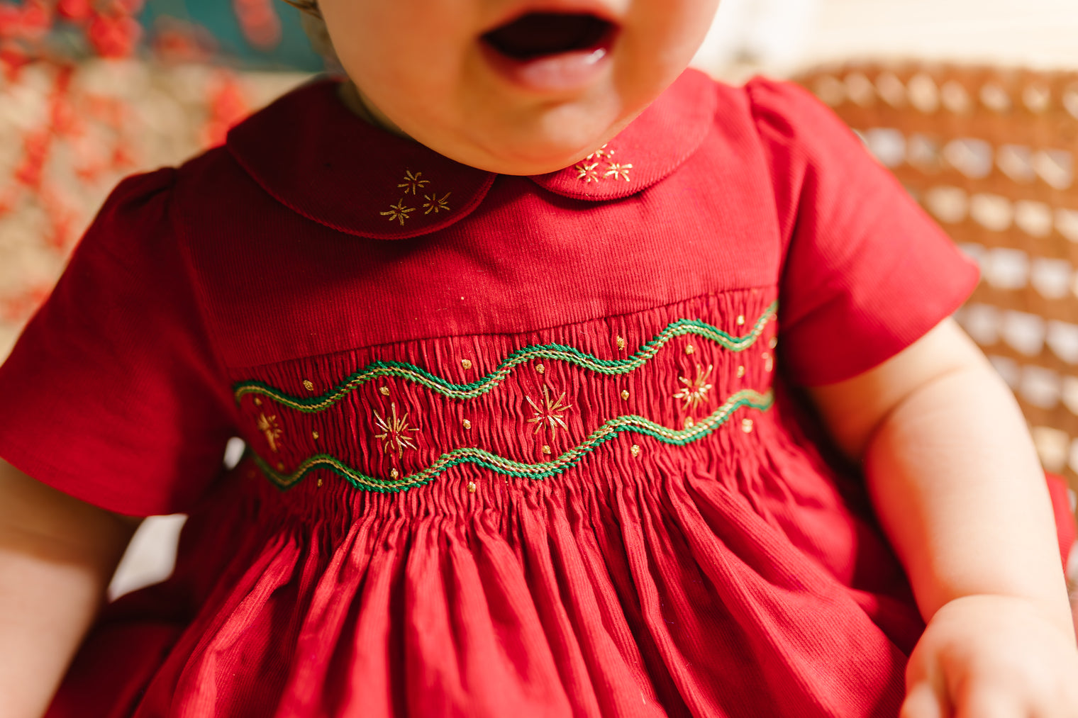 Stella Red Corduroy Bubble