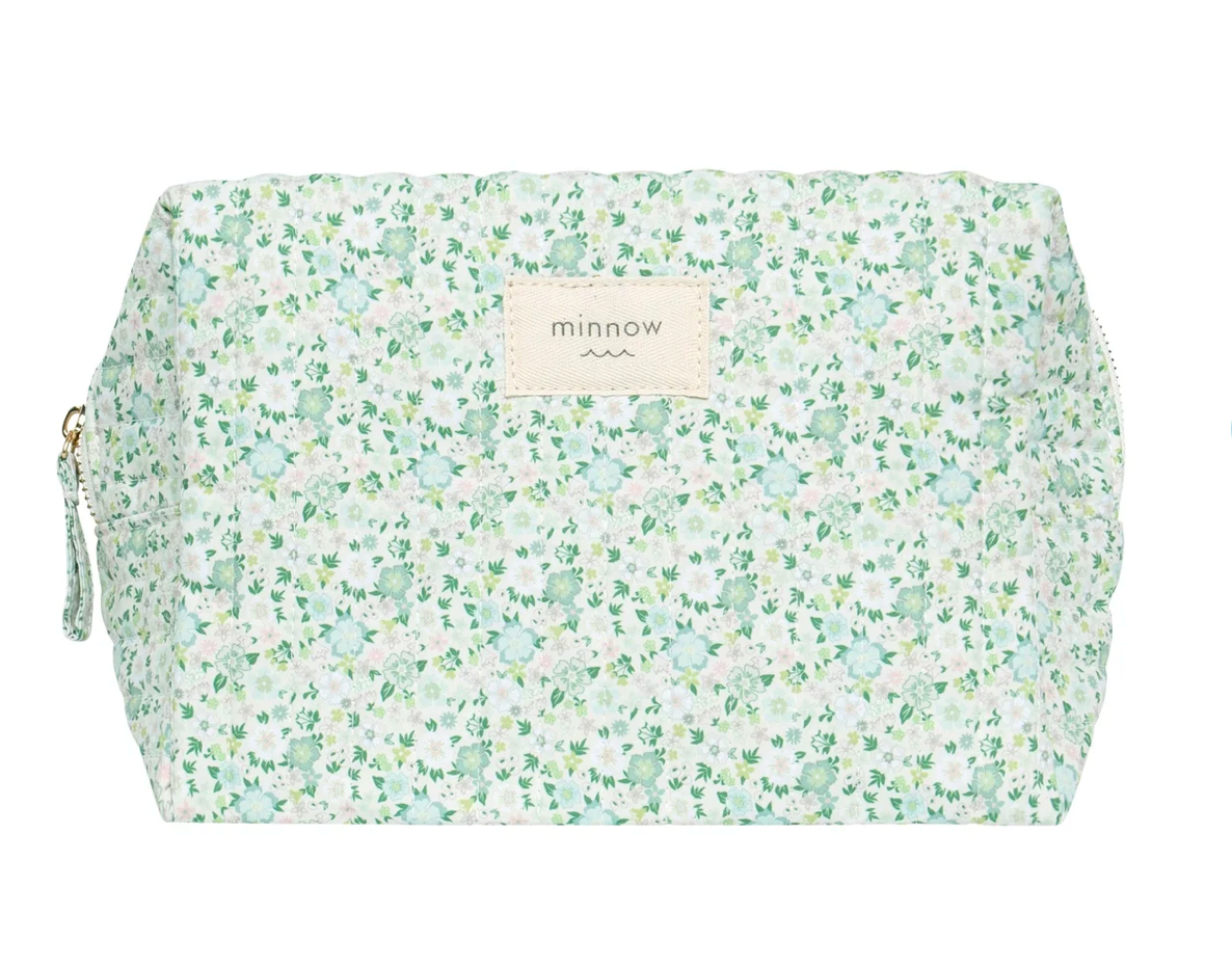 Sea Marsh Floral Cosmetic Case