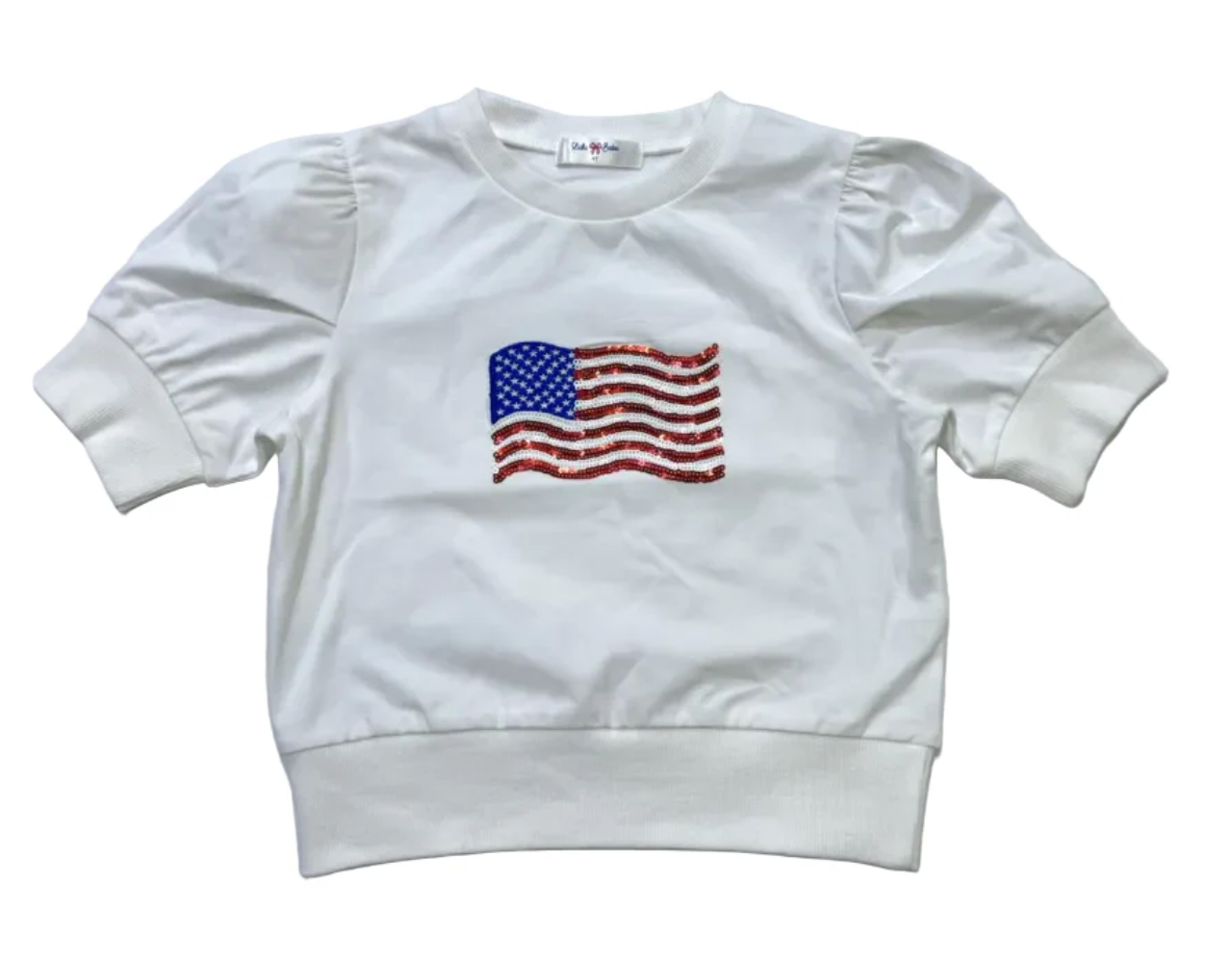 Flag Puff Sleeve Shirt