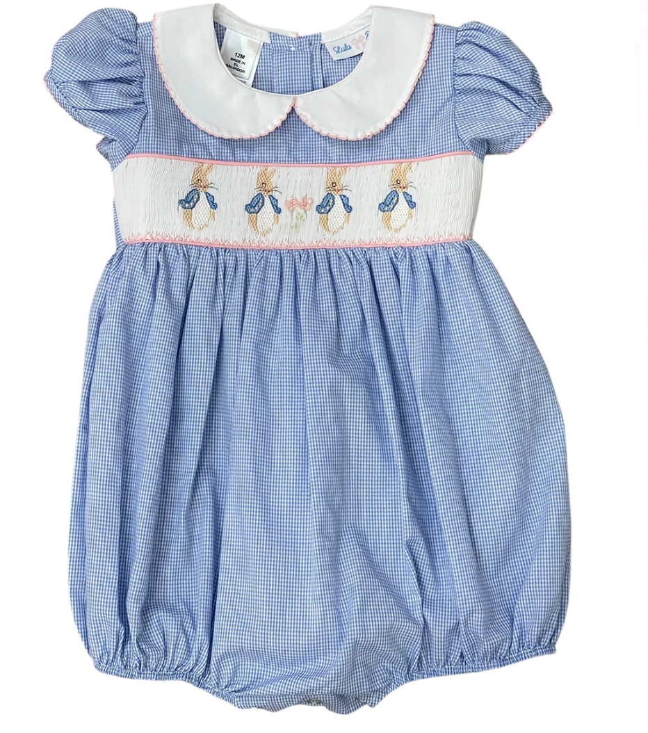 Peter Rabbit Smocked Bishop Bubble