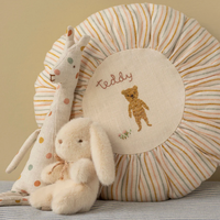 Round Small Cushion - Teddy Striped