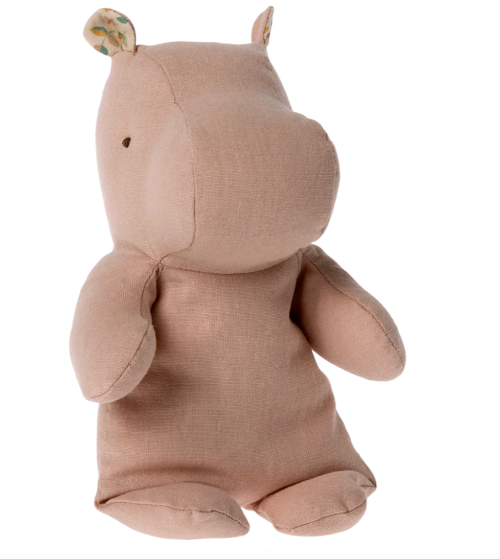 Safari Friends Small Soft Rose Hippo