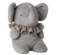 Big Elephant Plush - Blue/Grey