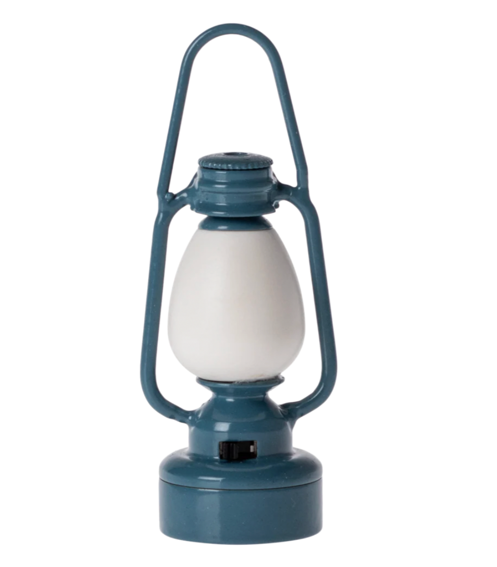 Mouse Vintage Lantern Blue