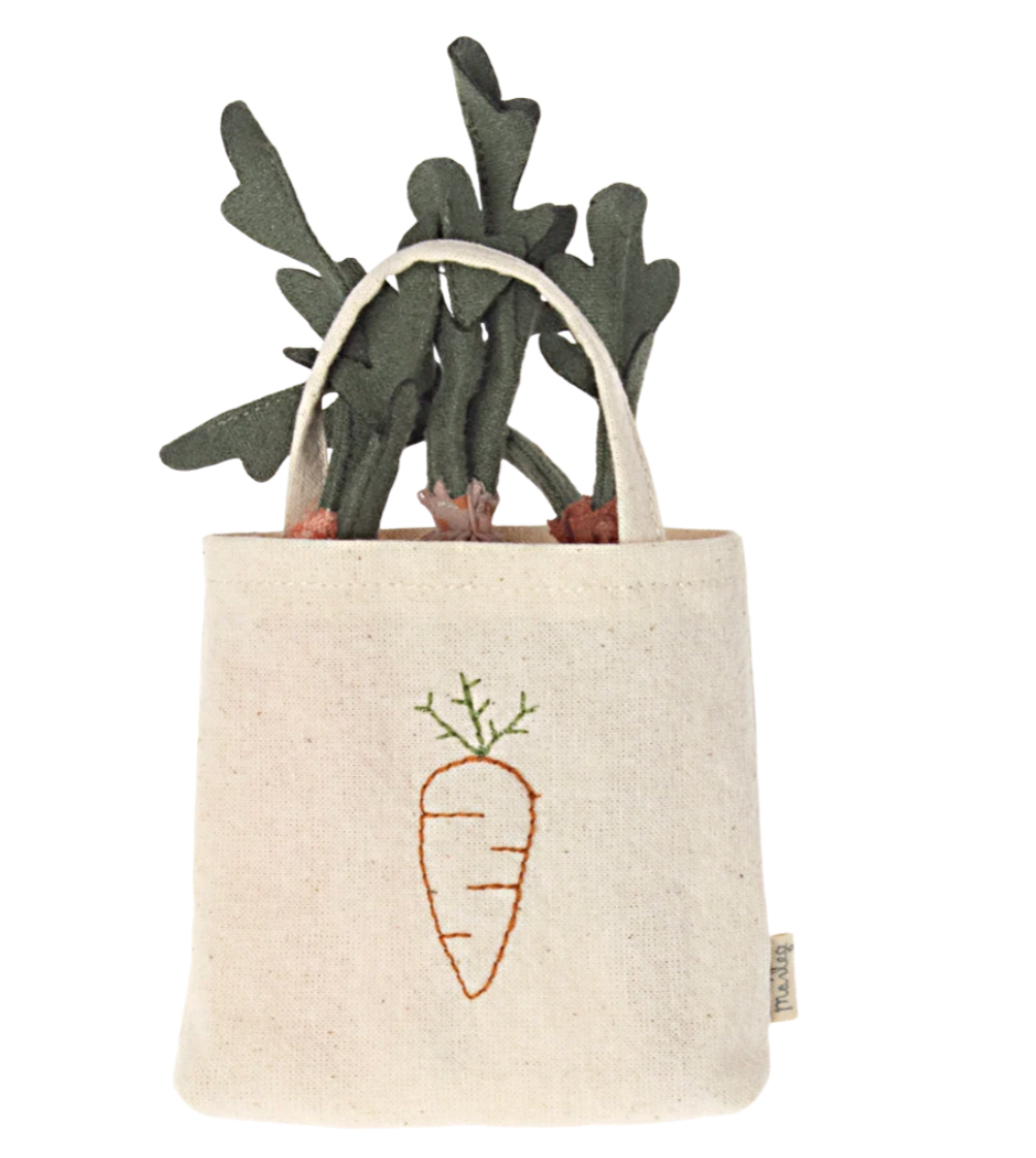 Carrots in Shopping Bag