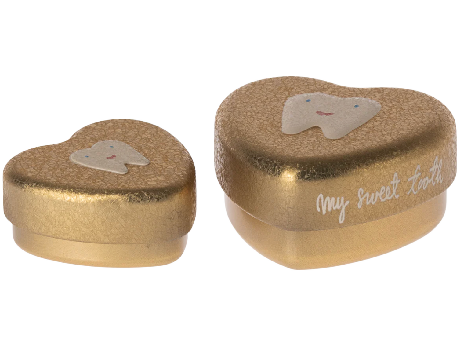Tooth Box 2pcs Set-Gold