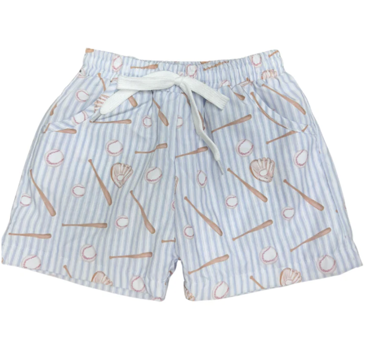Boys Baseball Swim Trunks