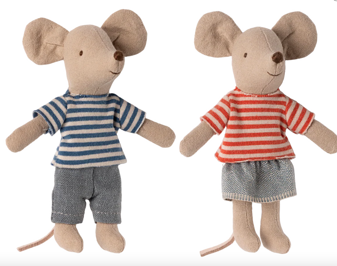 Maileg Louimax & Stella, Little Brother & Sister Mice