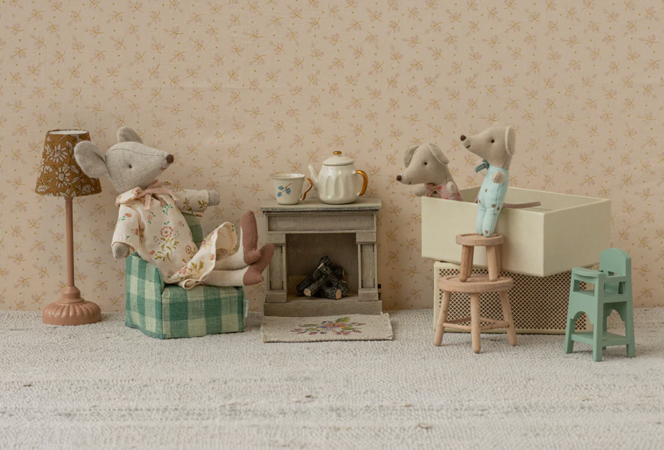 Maileg Twins, Baby Mice In A Matchbox