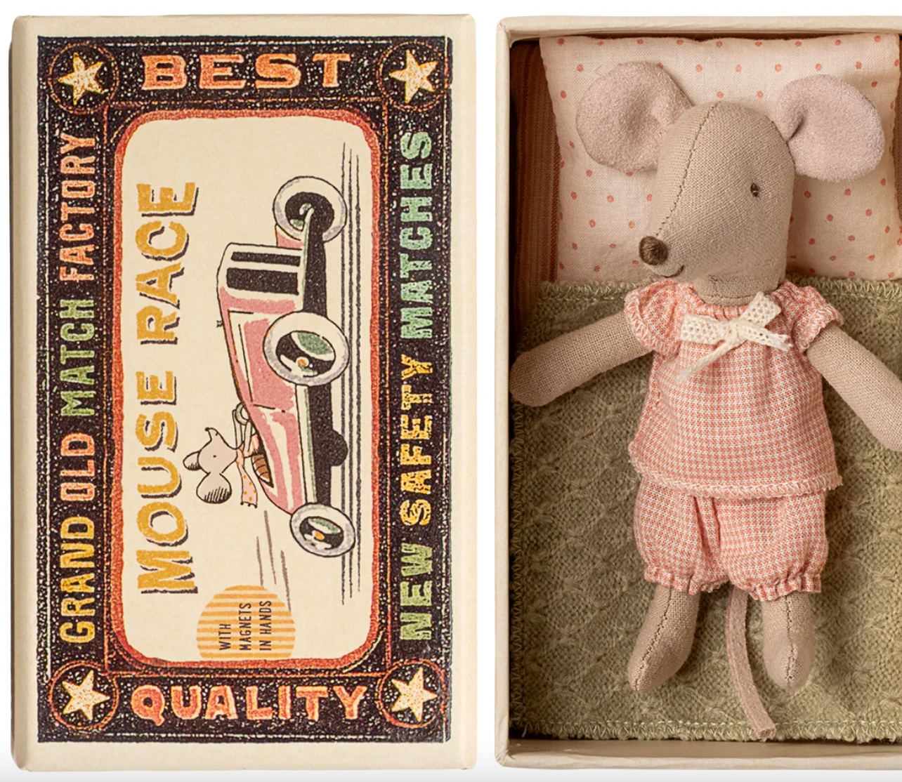 Maileg Little Sister Mouse In A Box