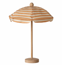 Maileg Beach Umbrella, Mouse, Soft Coral