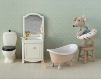 Maileg Mouse With Float, Little Sister-Red Dot