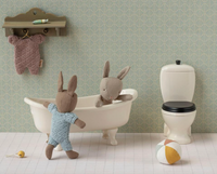 Baby Bunny & Rabbit Knitted Micro Suit - Heather