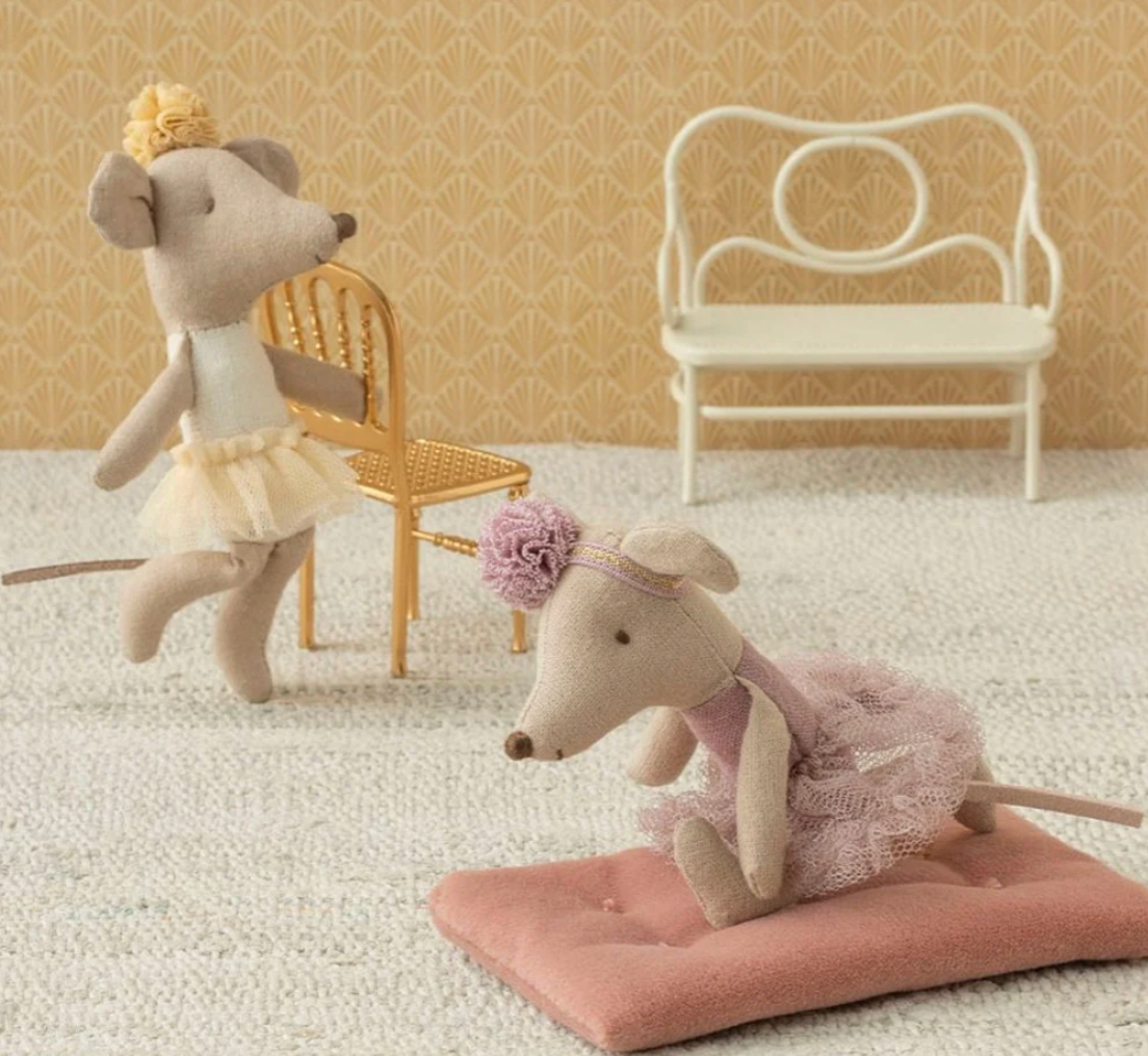 Maileg Ballerina Mouse, Little Sister- Off White