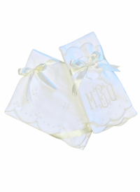 Bib/Burp Scallop Dots