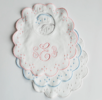 Bib/Burp Scallop Dots