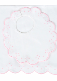 Bib/Burp Scallop Dots