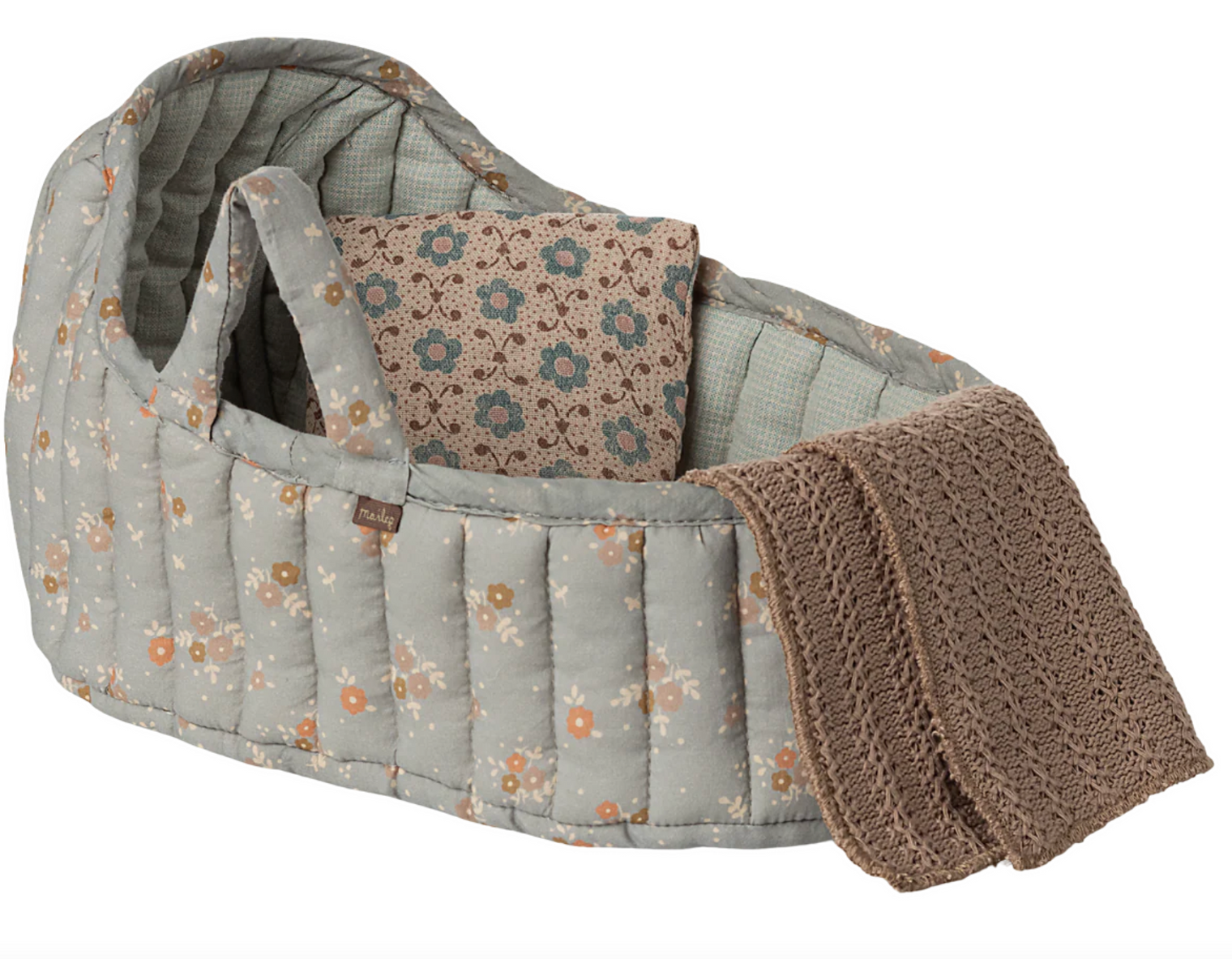 Maileg Carry Cot- Large BLUE
