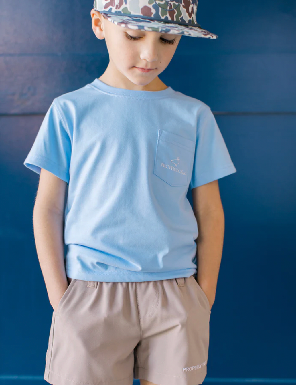 Boys Study Buddy SS Light Blue