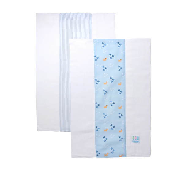 Puppy Set of Two Burps, Blue
