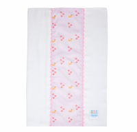 Puppy Fancy Fabric Burp, Pink