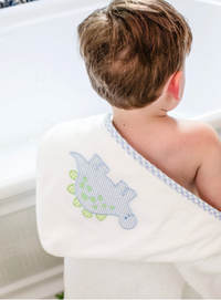 Dino Everykid Towel, Blue