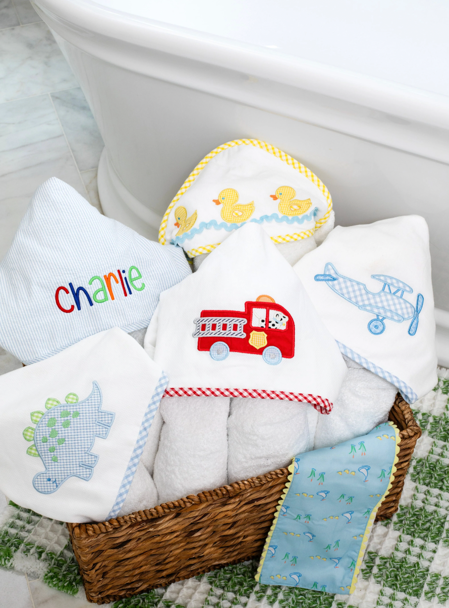 Dino Everykid Towel, Blue