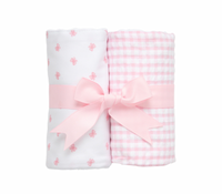 Bow Set of Two Burps, Pink