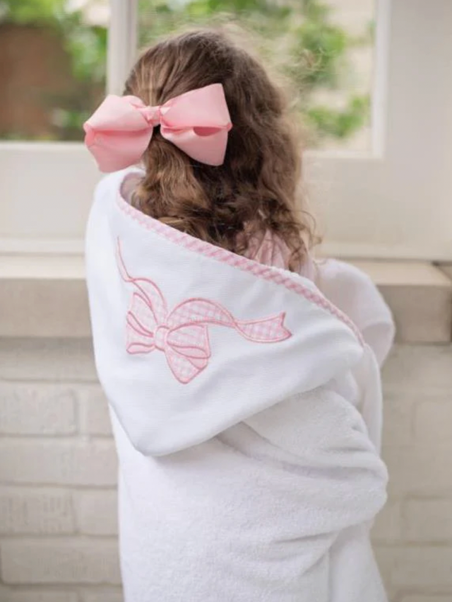 Bow Everykid Towel, Pink