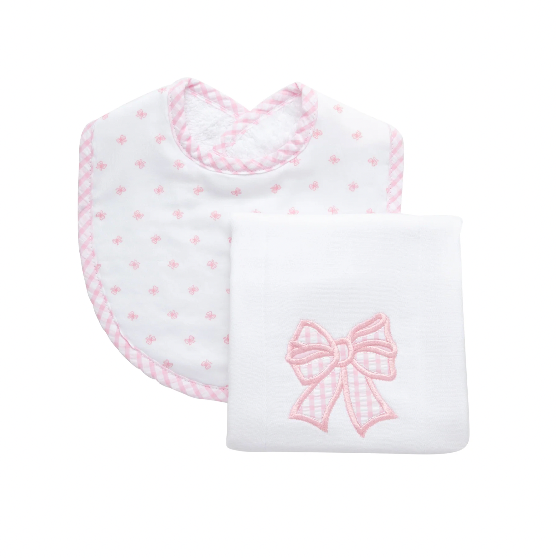 Bow Basic Bib & Burp Boxed Set