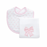Bow Basic Bib & Burp Boxed Set