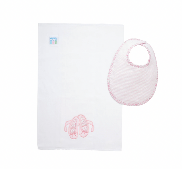 Ballet Basic Bib & Burp Box Set