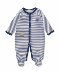 Construction Demo Stripe Footie