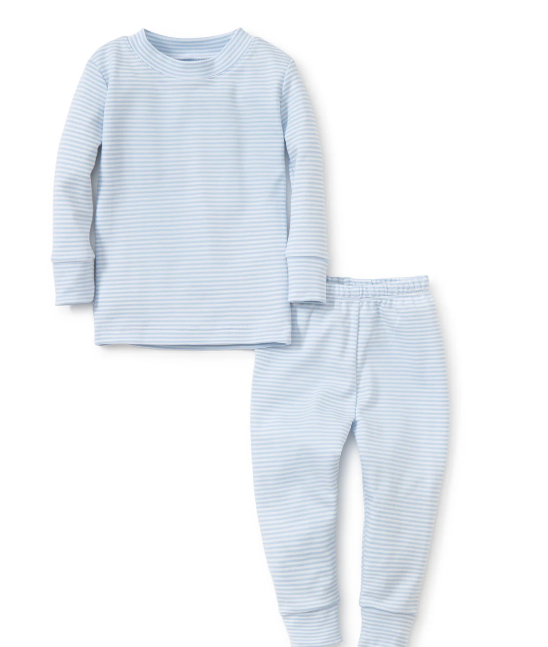 Simple Stripes Blue Pajama Set