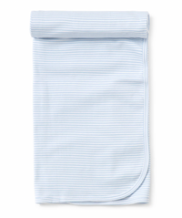 Simple Stripes Blue Blanket