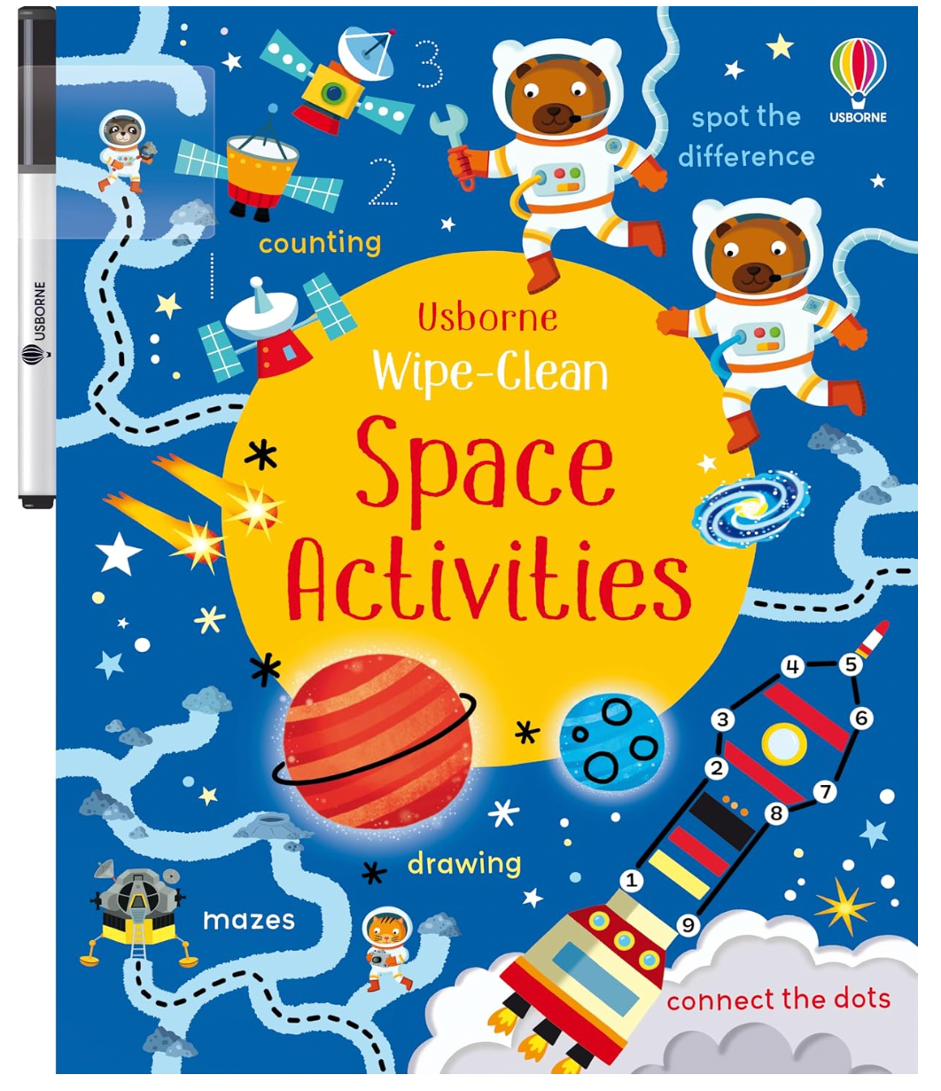 Wipe Clean Space Activities